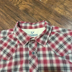 Outdoor Life Long Sleeve Button Down Shirt